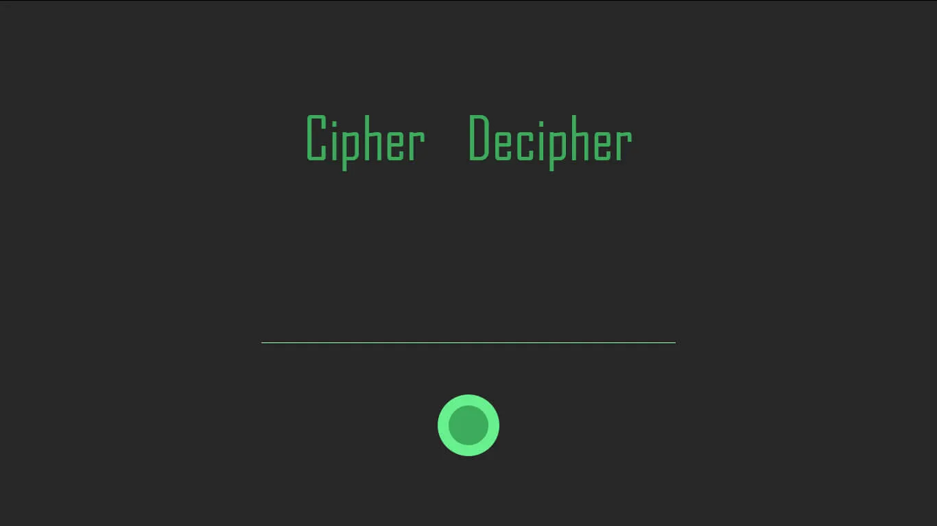 Cipher
