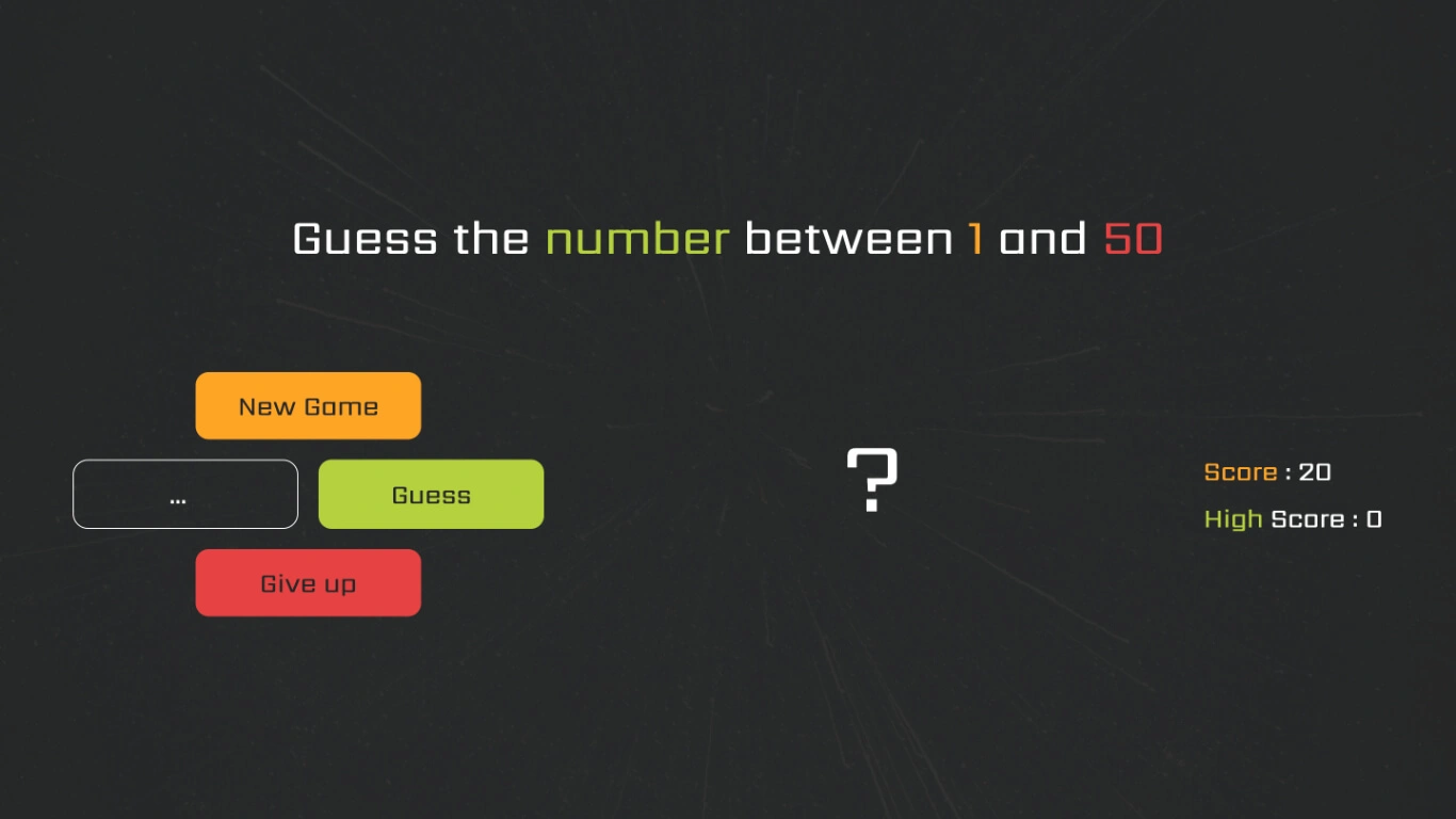 Guess the number