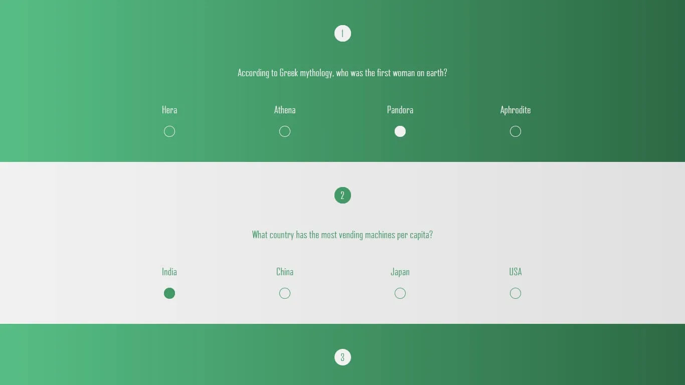 Random Quiz Generator