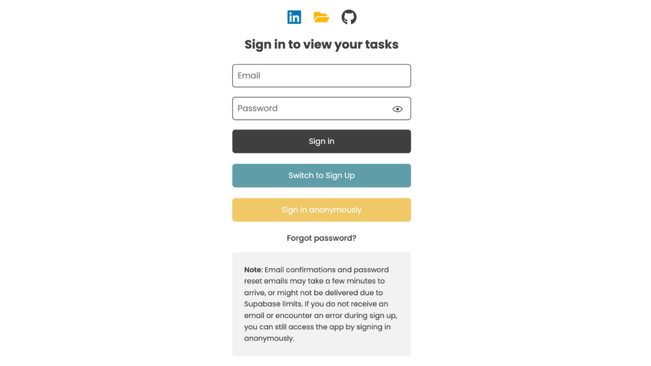 The simple task manager